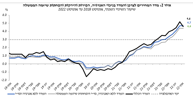 מקמ - עליה באינפלציה